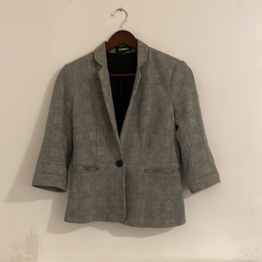 BOGO Express Blazer Size XS Houndstooth